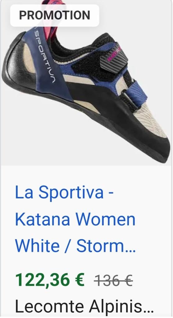 Escalade Chaussons Lasportiva Katana 35.5, Ophalen, Gebruikt, Klimsportschoenen