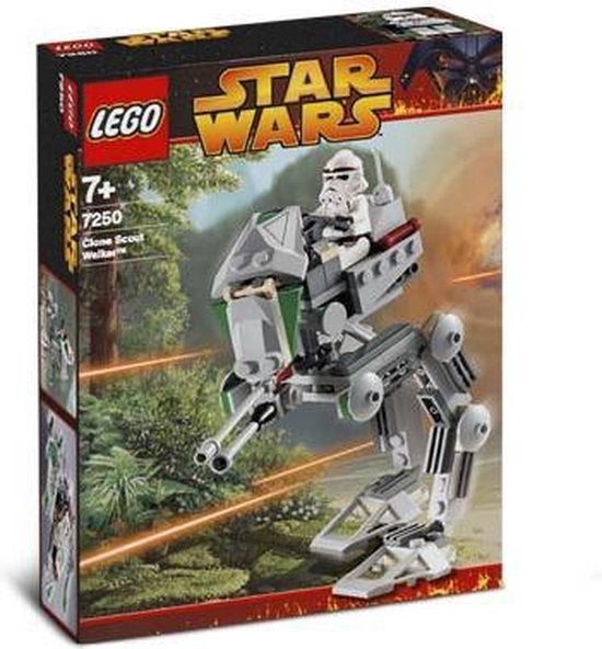 Lego 7250 clone scout walker, Kinderen en Baby's, Ophalen of Verzenden, Zo goed als nieuw, Compleet, Lego