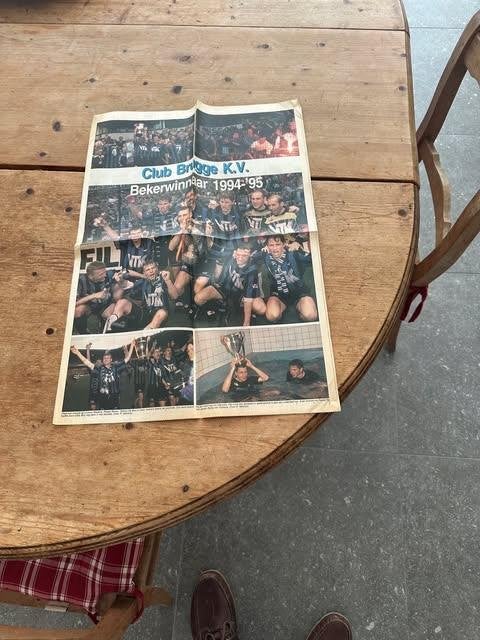 Club Brugge K.V. bekerwinnaar 1994 95, Gebruikt, Ophalen of Verzenden, Club Brugge, Boek of Tijdschrift