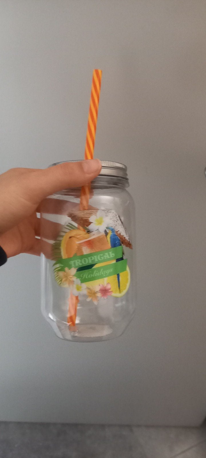 beker met rietje en deksel, Ophalen of Verzenden