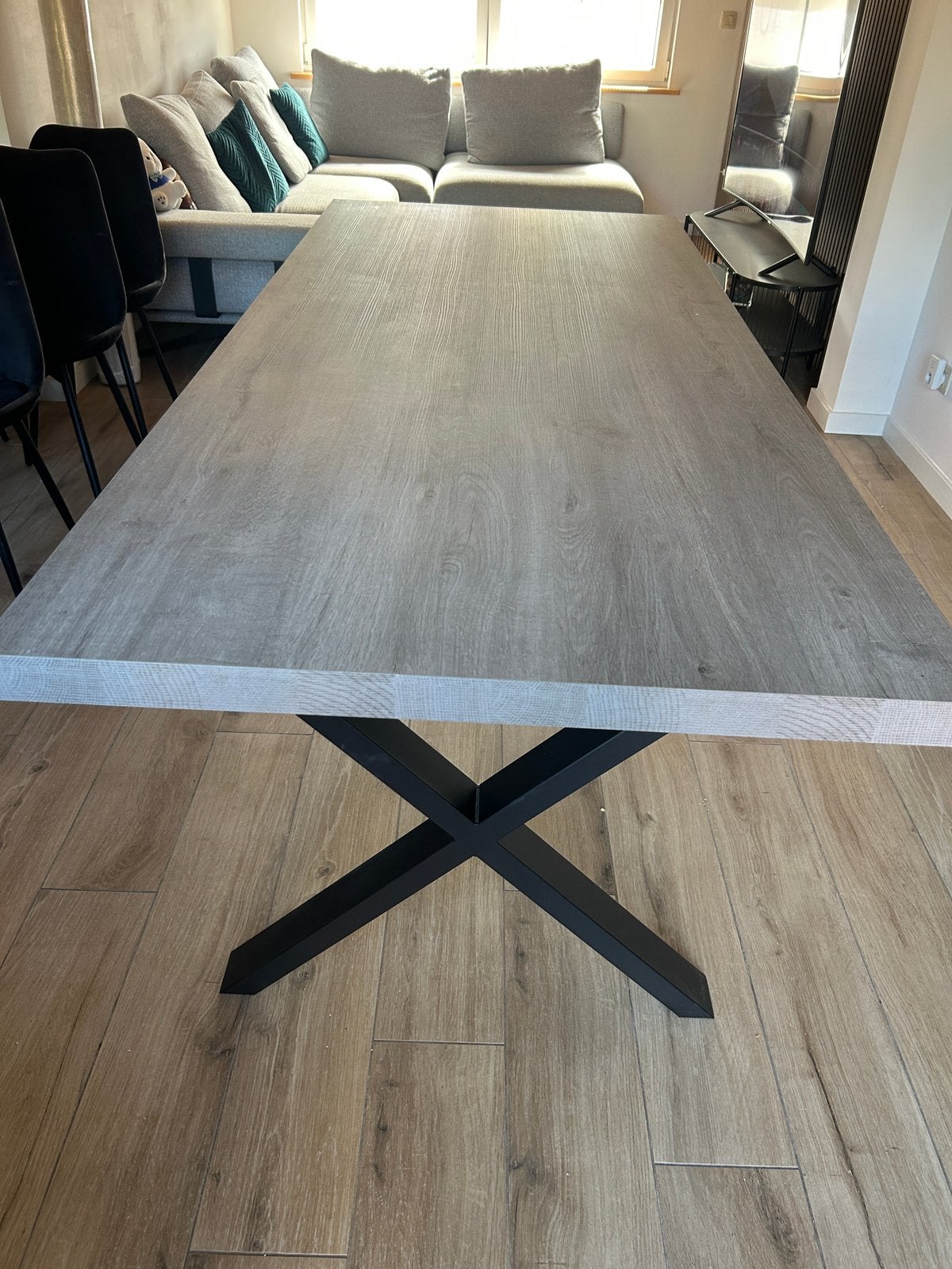 Woonkamertafel voor 8 personen in perfecte staat, Enlèvement ou Envoi, Comme neuf