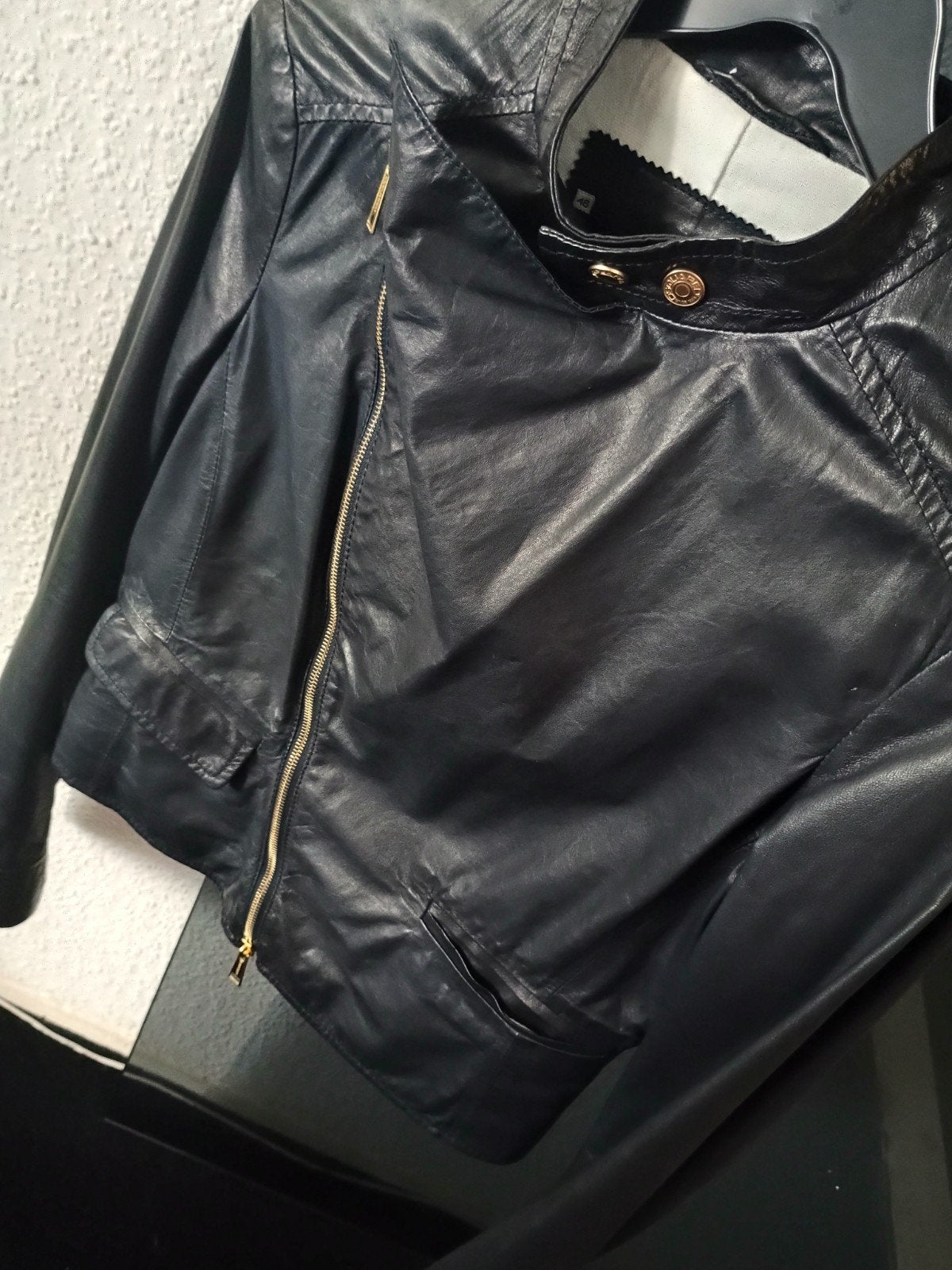 DSQUARED2 leren jasjes IT44/IT46. M/L, Maat 38/40 (M), DSQUARED2, Blauw, Ophalen of Verzenden