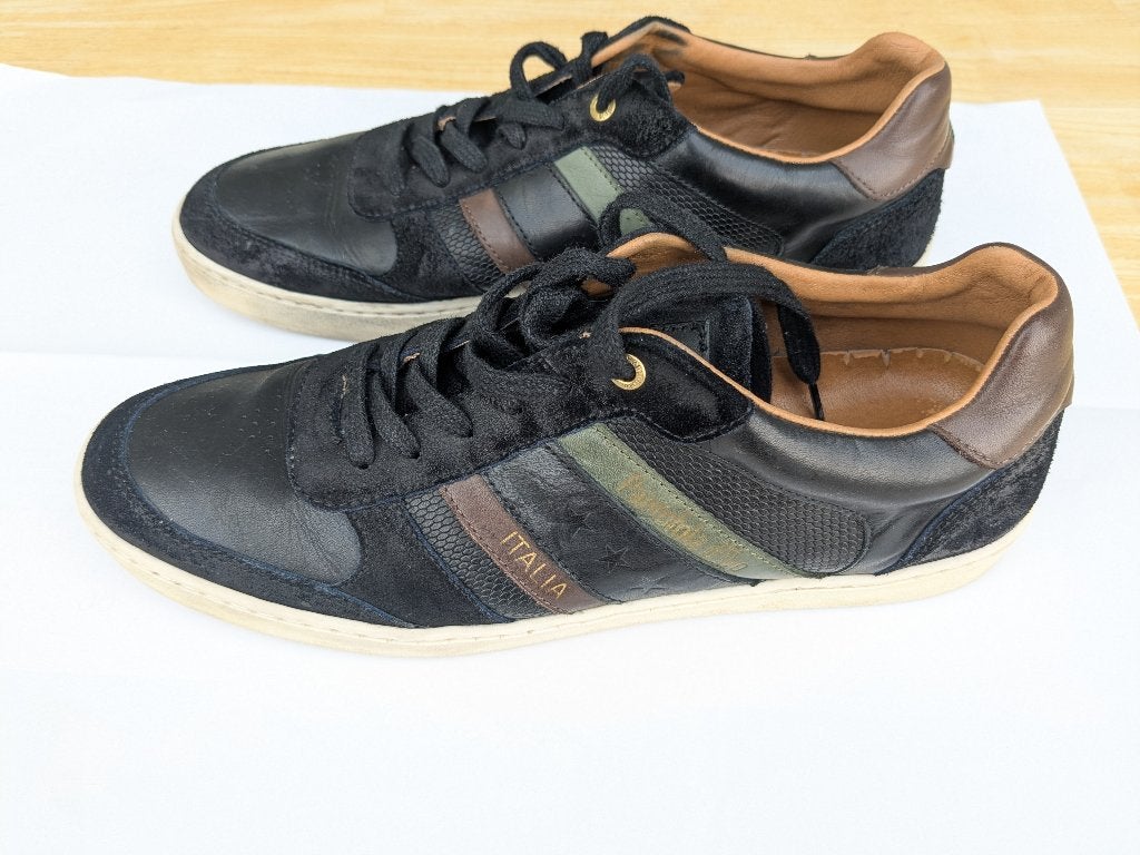 Pantofola d'Oro zwarte sneakers - Maat 44 - Zeer goede staat, Vêtements | Hommes, Chaussures, Pantofola d'oro, Comme neuf, Enlèvement