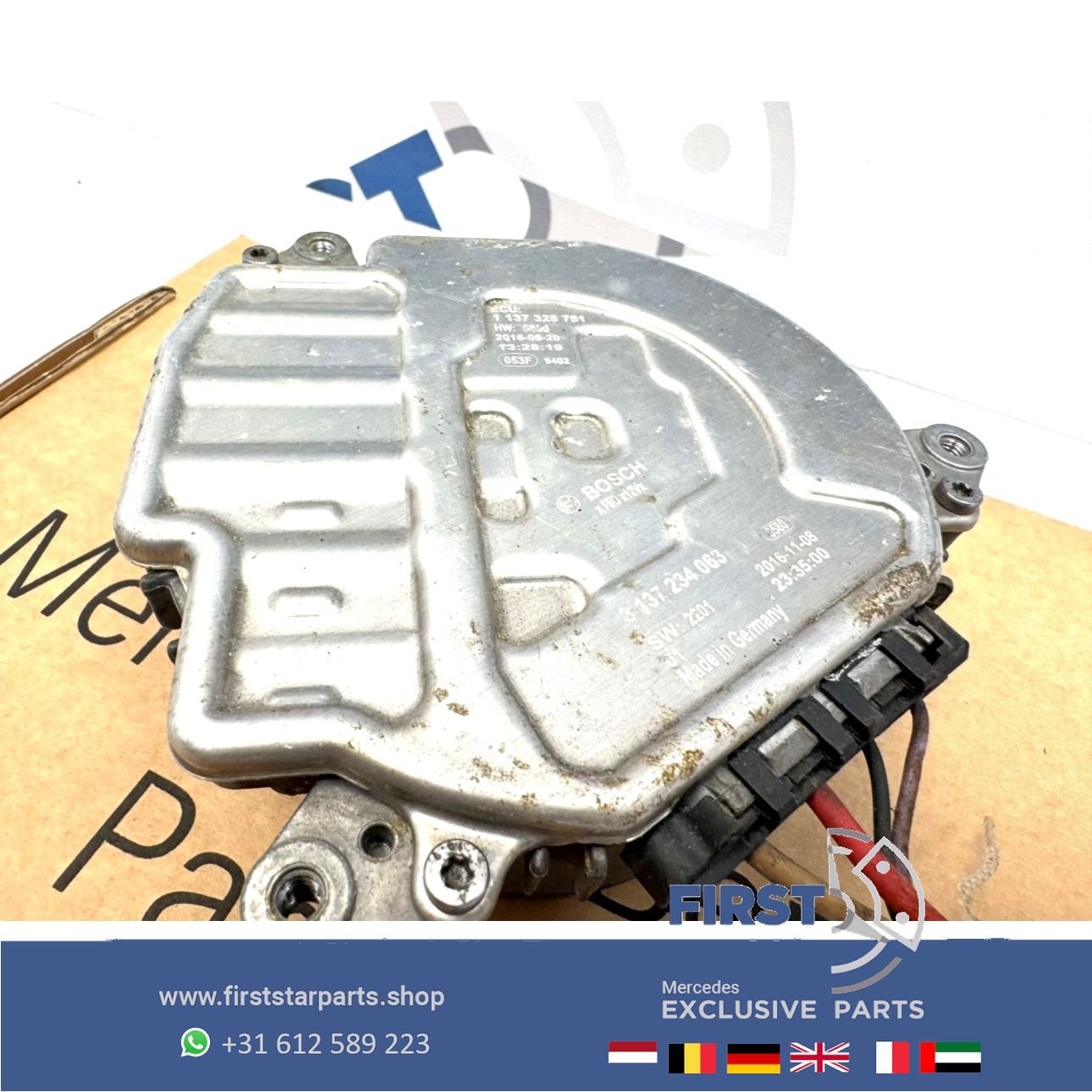 KOELVAN MODULE A0999069000 63 AMG Ventilator MOTOR Mercedes, Gebruikt, -, Ophalen of Verzenden, -