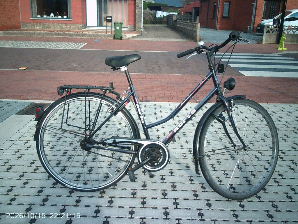 DAMESFIETS, Fietsen en Brommers, Ophalen, Gebruikt, Velgrem, 47 tot 50 cm