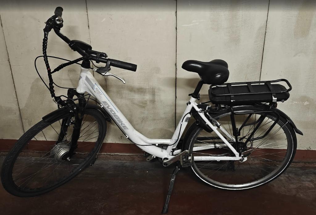 elektrische fiets dames werkt half half, Ophalen, Gebruikt, Overige merken