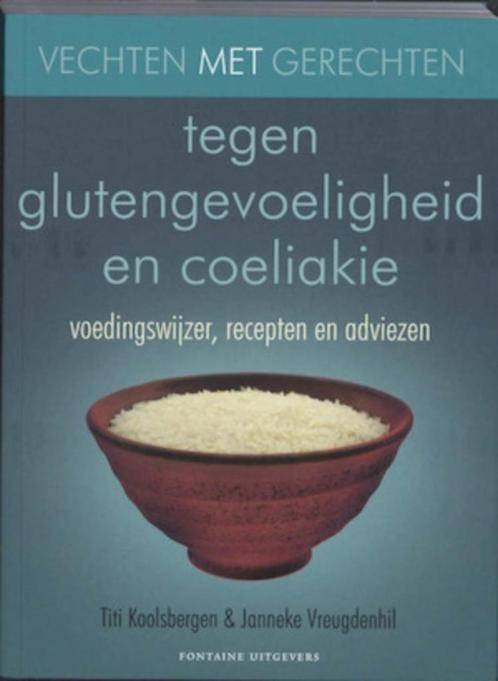 boek: vechten MET gerechten tegen glutengevoeligheid en coel, Livres, Santé, Diététique & Alimentation, Enlèvement ou Envoi, Comme neuf