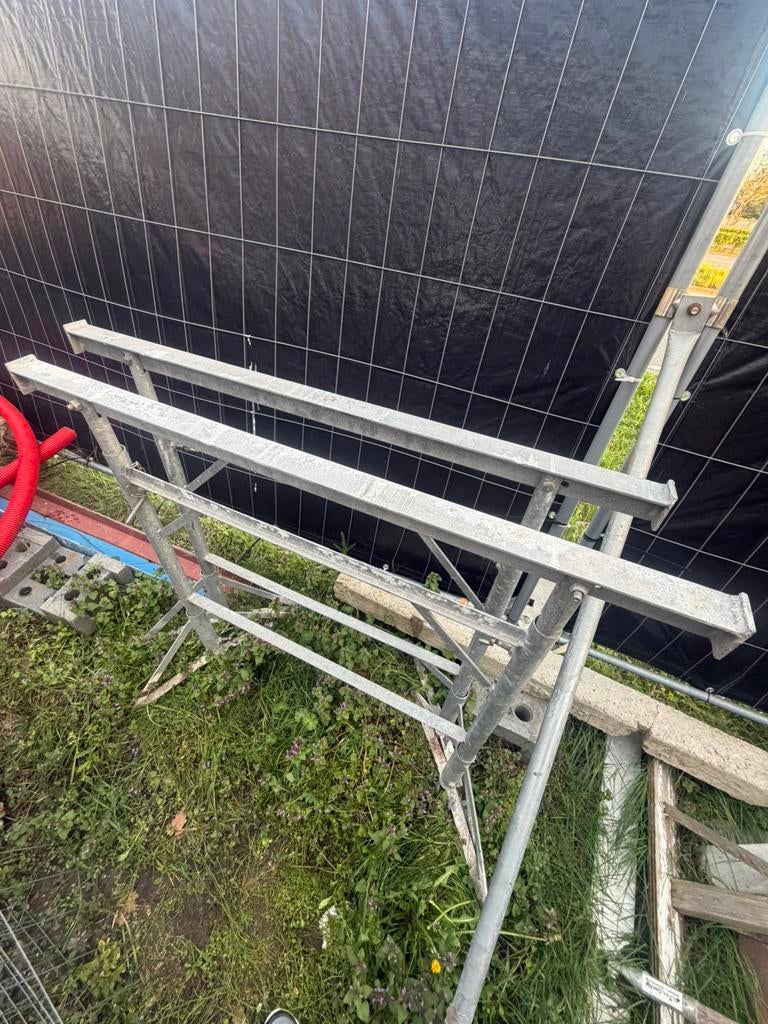 Metsersschragen gegalvaniseerd, Doe-het-zelf en Bouw, Ophalen, Gebruikt