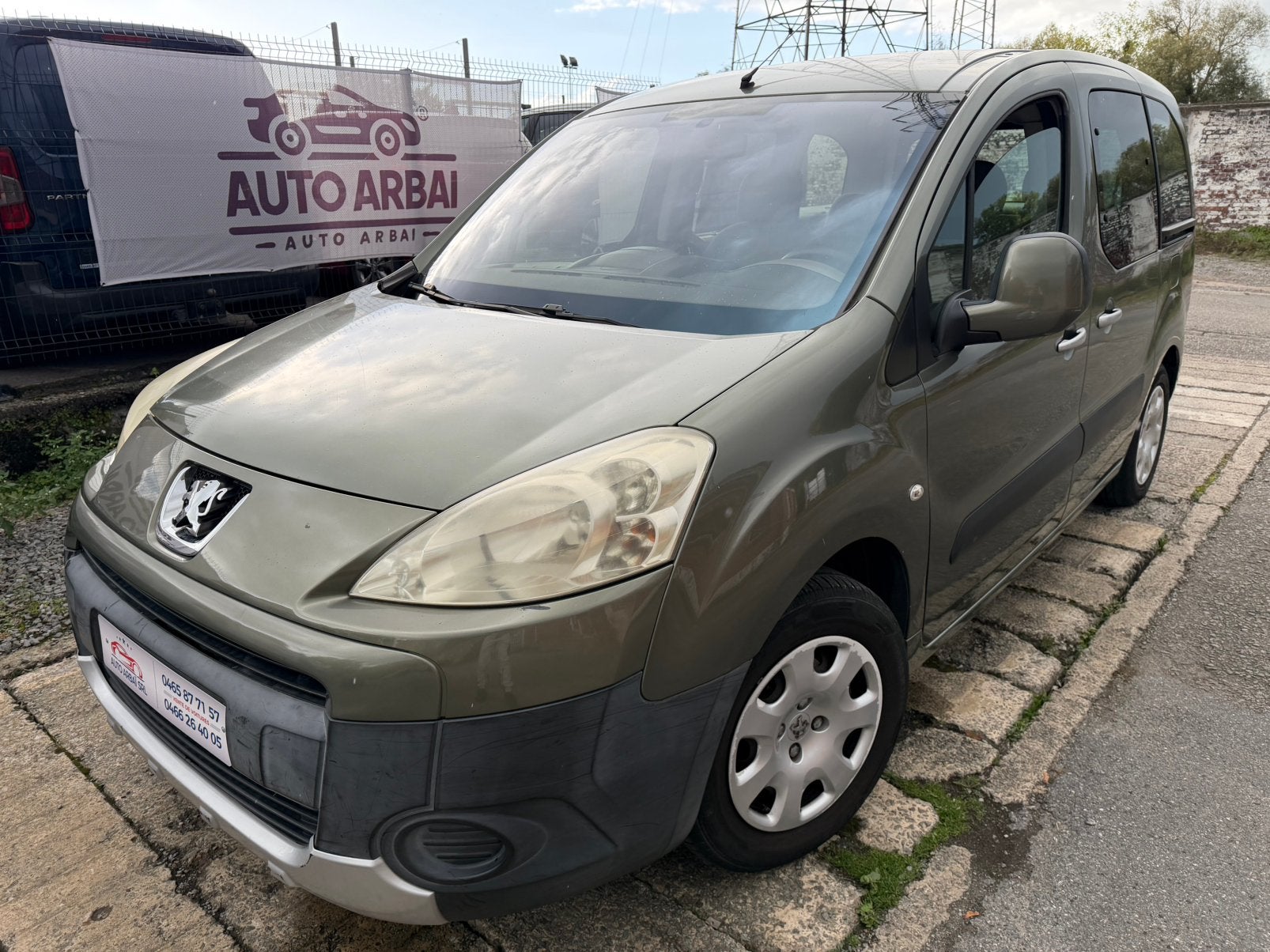 PEUGEOT PARTNER TEPEE 1.6HDI 07/2009 165.000km AIRCO, Achat, Beige, Entreprise, Boîte manuelle