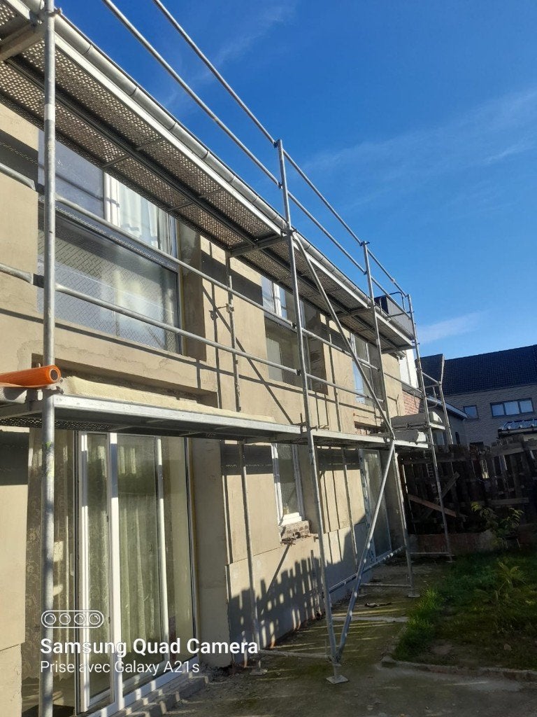 Échafaudage, Enlèvement, Utilisé, Échafaudage de façade, 5 mètres de hauteur ou plus