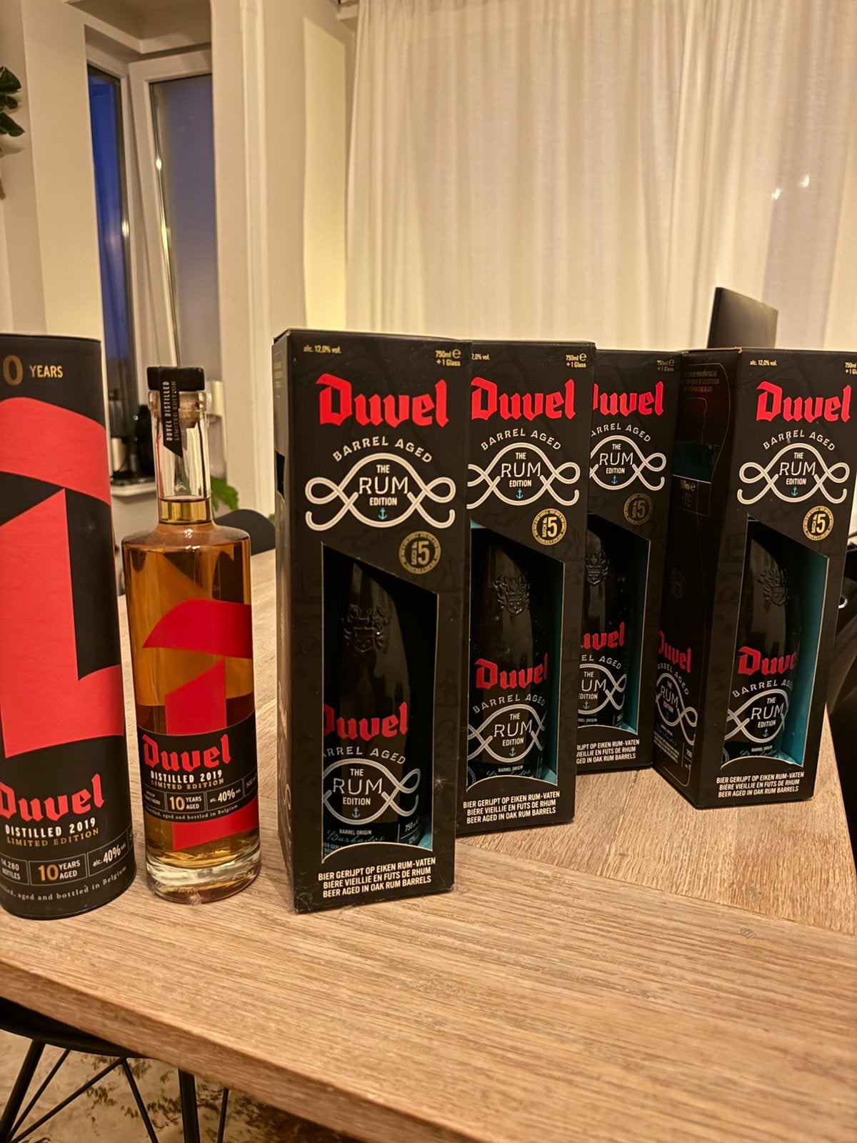 2x Duvel distilled Whiskey & 4 x Duvel Barrel Aged Batch 5, Enlèvement
