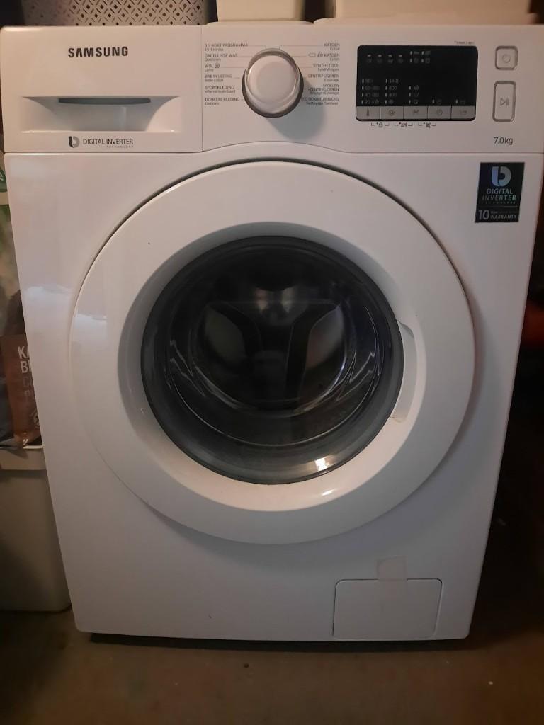 Samsung wasmachine, Ophalen, Zo goed als nieuw, Voorlader, Energieklasse A of zuiniger