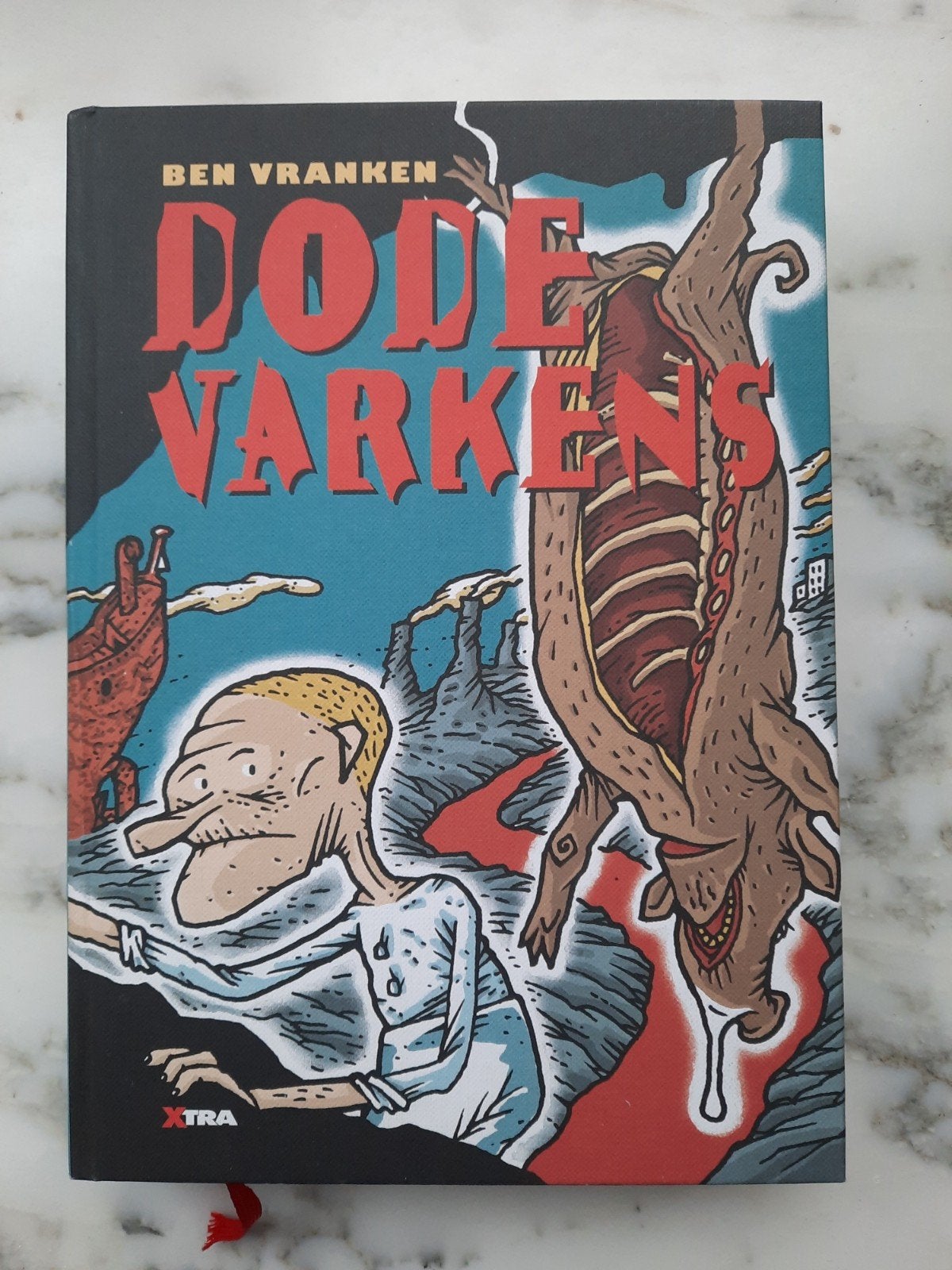 Dode varkens Ben Vranken  Gesigneerd, Eén stripboek, Ophalen of Verzenden, Gelezen, Vranken