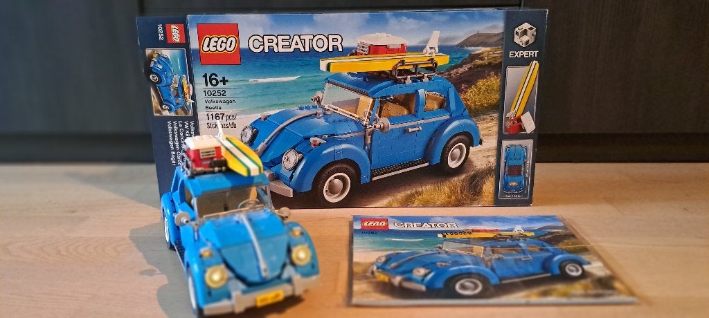 Lego 10252 - (PHARES FONCTIONNELLES) - Volkswagen Beetle, Lego, Ensemble complet, Comme neuf, Enlèvement
