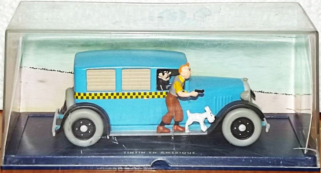 Miniature Tintin en Amérique, Ophalen of Verzenden, Zo goed als nieuw, Auto
