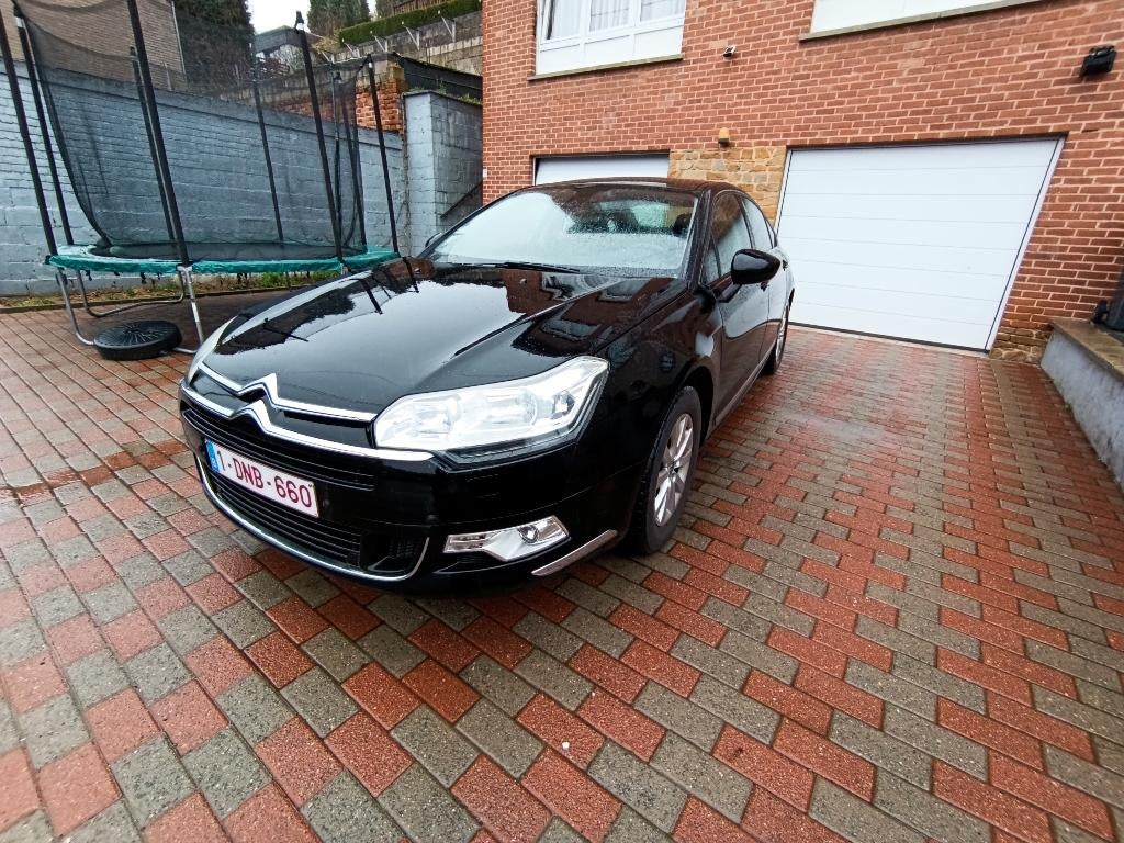 Citroën C5 1.6 HDi (2015) - Berline - Euro 5b - Full Options, Autos, Cuir, Euro 5, 4 portes, Carnet d'entretien