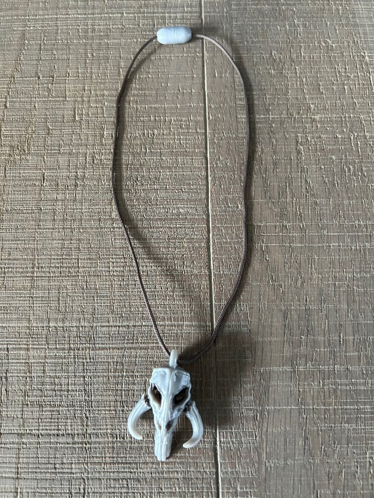 Bruine ketting met hanger, Kinderen en Baby's, Ophalen of Verzenden, Zo goed als nieuw, Sieraden, Grijs