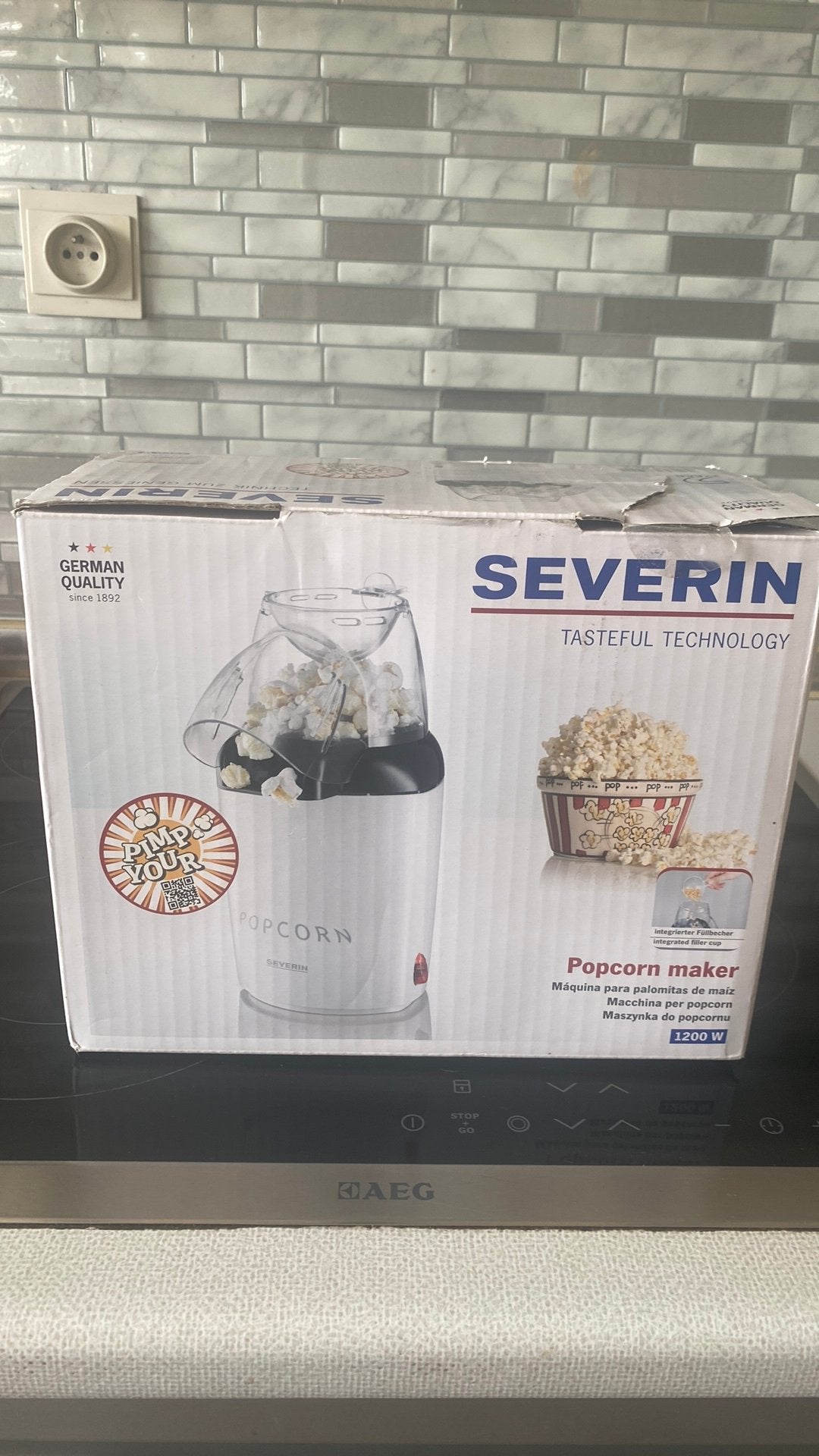 Machine à pop-corn, Enlèvement, Neuf