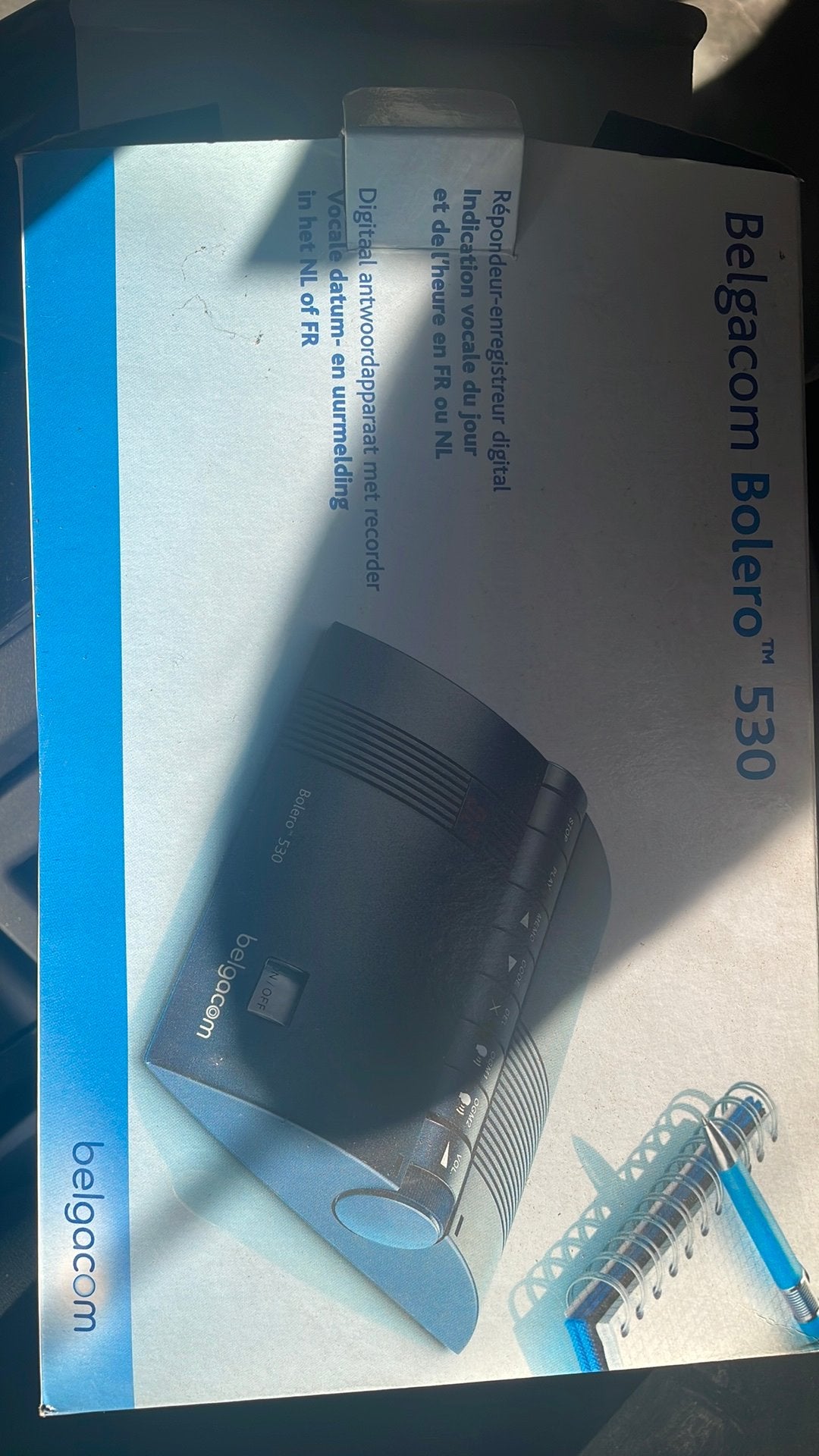 Belgacom bolero antwoordapparaat, Telecommunicatie, Ophalen, Nieuw, Met geheugen, Meeluisterfunctie
