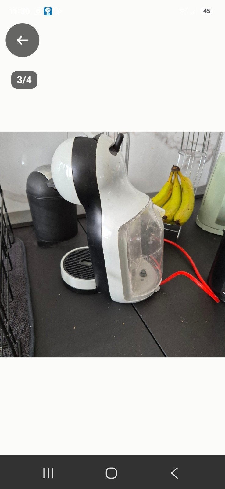 DOLCE GUSTO AVEC SUPPORT POUR METTRE ENVIRON PLUS DE 30 CAPS, Ophalen, Koffiemachine