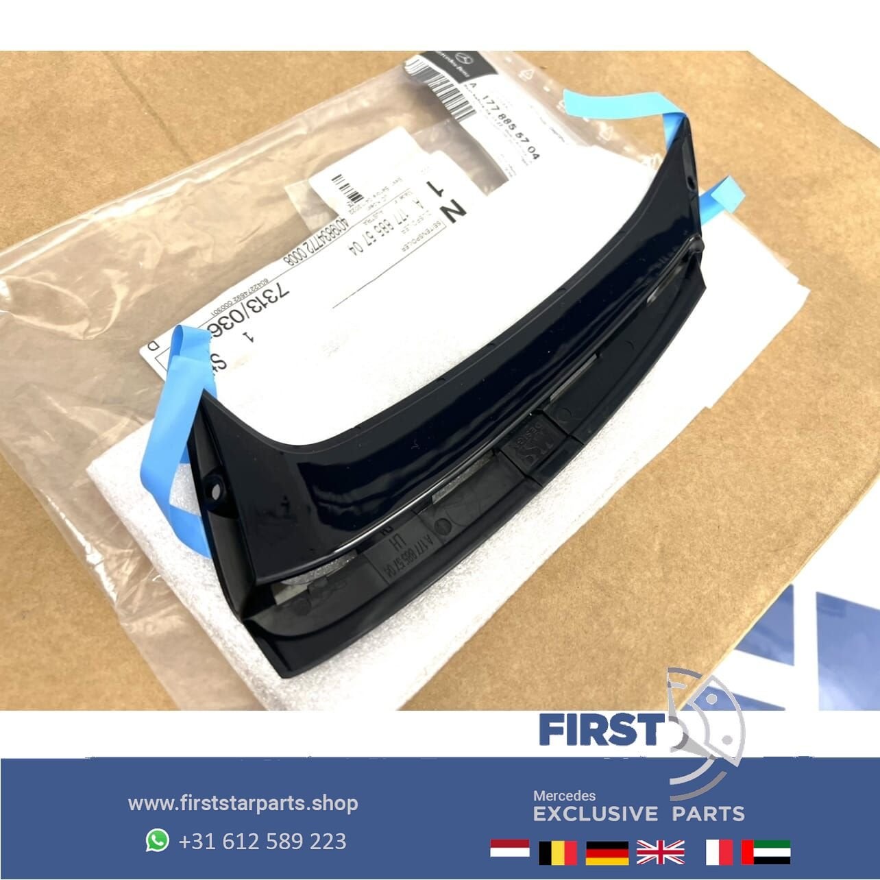 W177 A45 AMG ACHTERBUMPER AERO SPLITTER LINKS of RECHTS 2018, Gebruikt, Ophalen of Verzenden, Achter, -