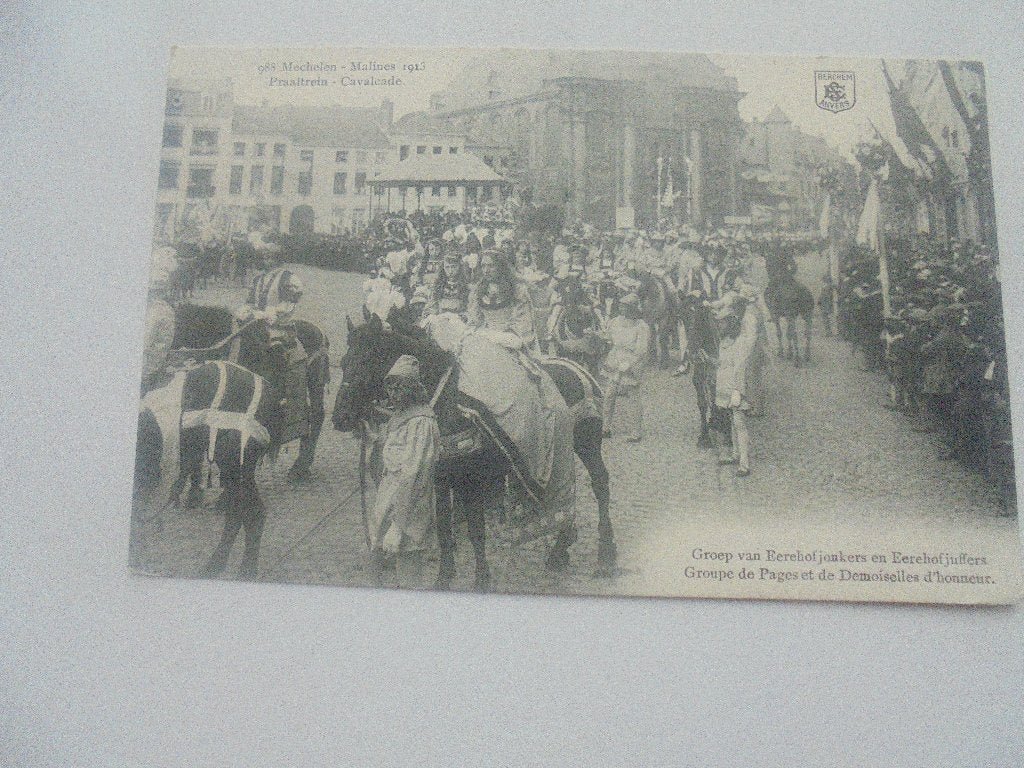mechelen-praaltrein- 10 postkaarten, Verzenden, Voor 1920, Ongelopen, Antwerpen