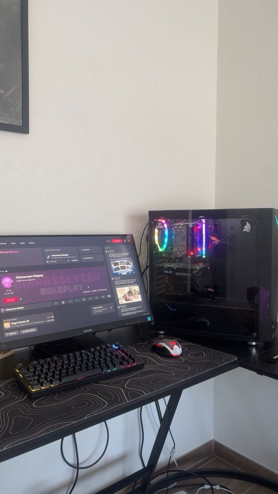 Gaming pc zie beschrijving, Informatique & Logiciels, Enlèvement, Comme neuf, Gaming, HDD
