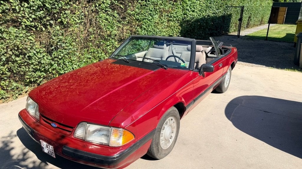 Ford Mustang 1990 'American', Autos, Rouge, Achat, Cabriolet, 2 portes