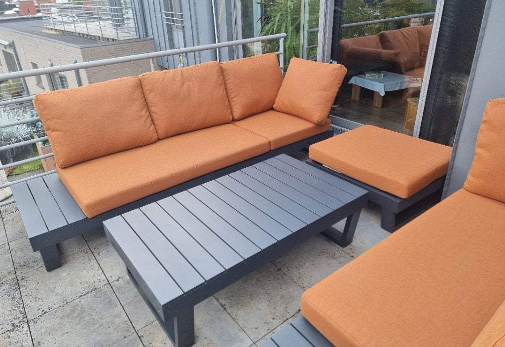 Tuinsalon, Ophalen, 5 zitplaatsen, Aluminium, Zo goed als nieuw