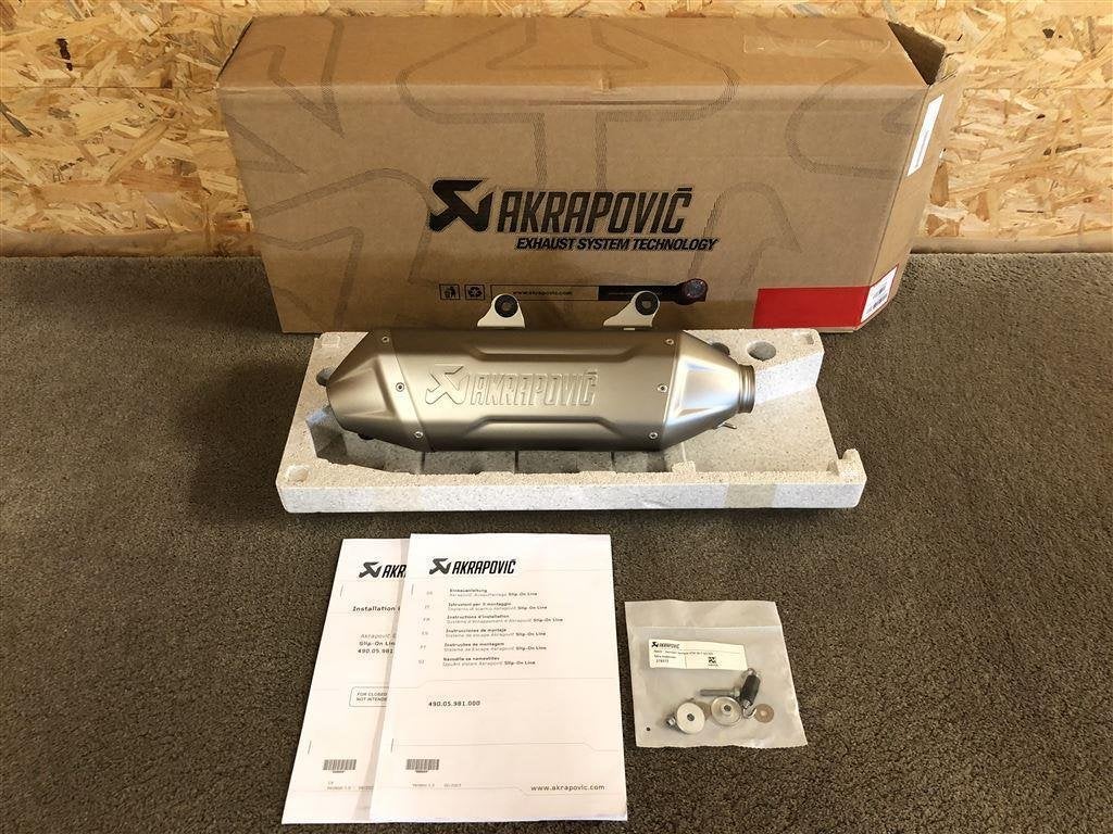Akrapovic uitlaat KTM 250 350 450 500 EXC-F FE GasGas 2024, Verzenden, Nieuw
