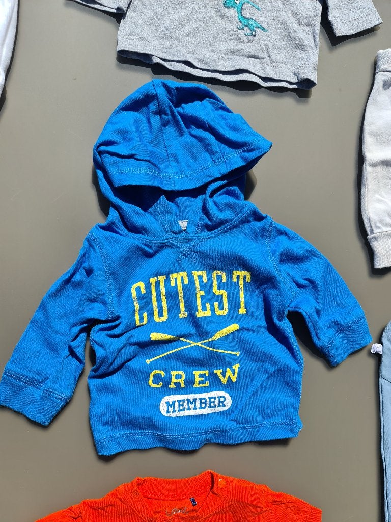 blauwe pull, trui, hoody Carter 62, Kinderen en Baby's, Babykleding | Maat 62, Ophalen, Zo goed als nieuw