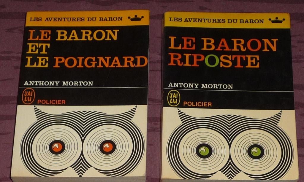 Lot de livres policiers Le Baron d'Anthony Morton, Enlèvement ou Envoi, Utilisé