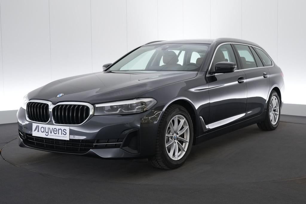 (2CNZ552) BMW 5 TOURING, Argent ou Gris, Entreprise, Carnet d'entretien, Automatique