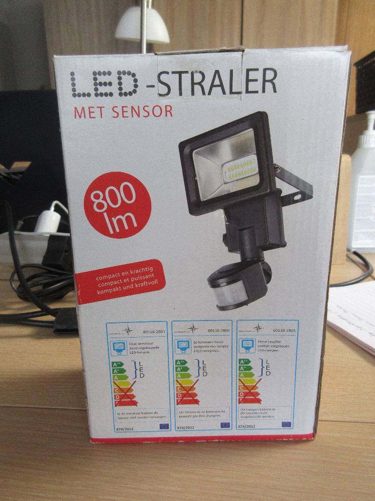 ledlamp met sensor nog in verpakking, Enlèvement, Neuf