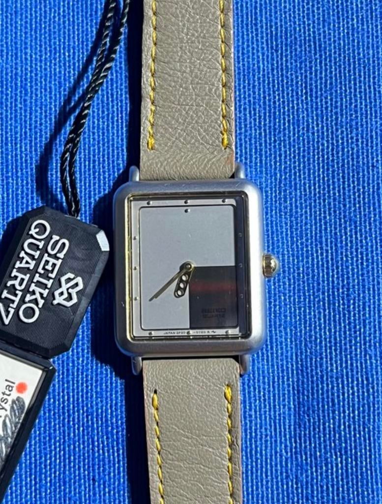 Seiko tank ‘gold corner’ NOS 1986, Ophalen of Verzenden, Zo goed als nieuw, Seiko