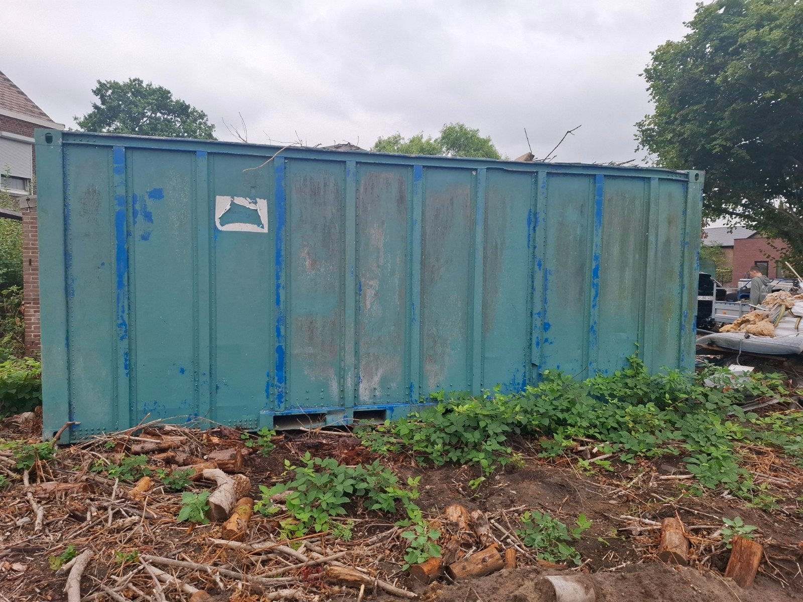 zeecontainer, Enlèvement