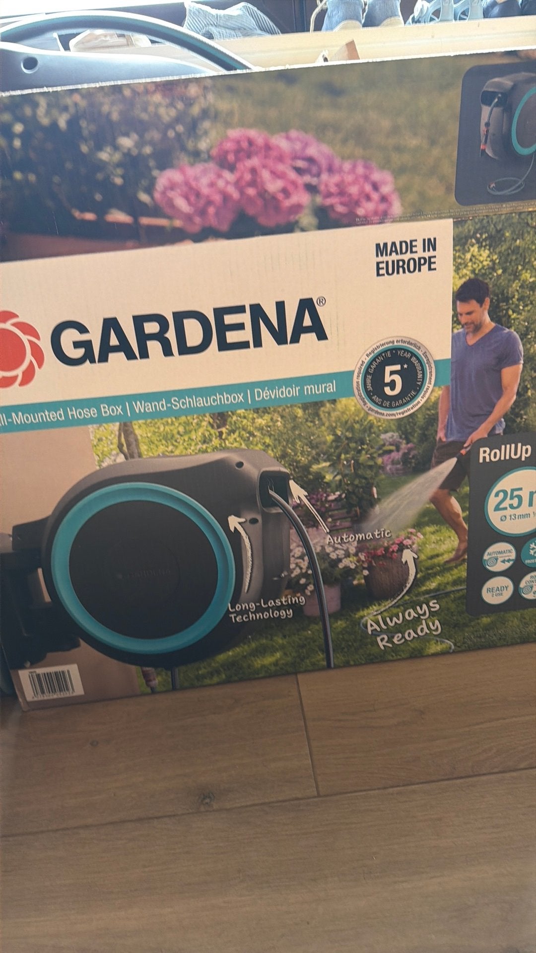 Gardena 25 meter, splinternieuw €140, Ophalen, Nieuw