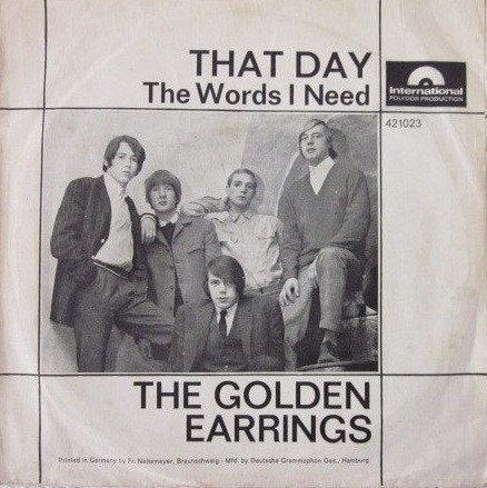 7" The Golden Earrings  – That Day, Gebruikt, 10 inch, Ophalen of Verzenden, Rock en Metal