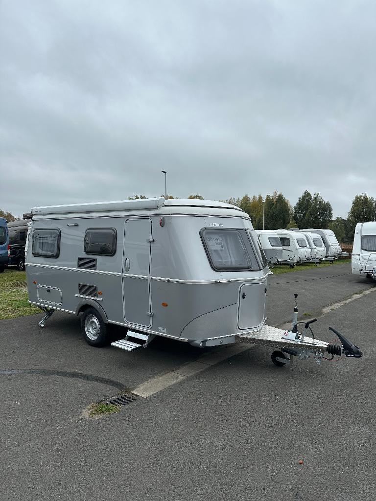 Eriba Hymer Touring 540 met lengtebedden, Caravans en Kamperen, Standaardzit, 2 aparte bedden, Bedrijf, 750 - 1000 kg