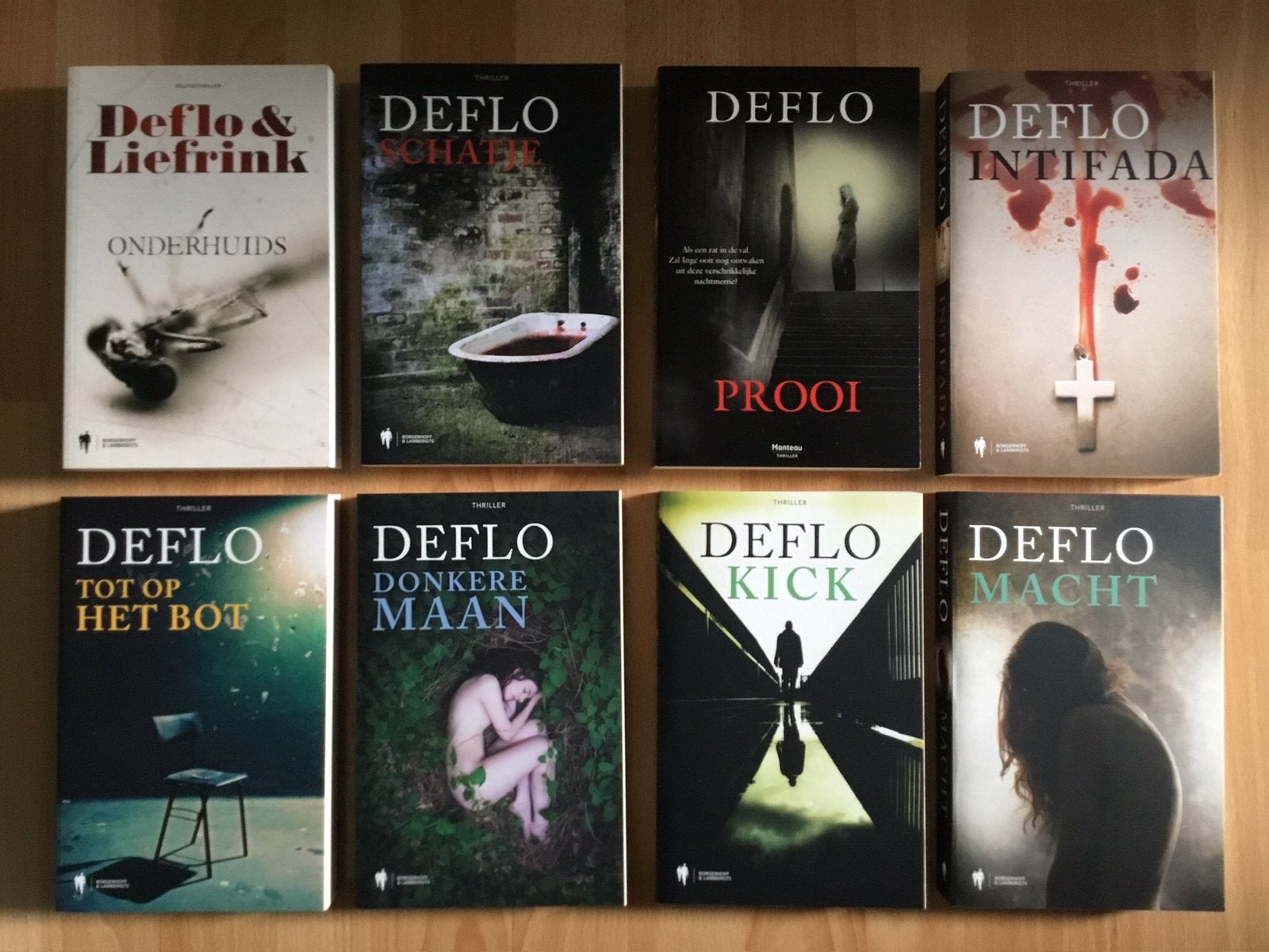 Boeken Thrillers Luc Deflo, Boeken, Ophalen of Verzenden, Zo goed als nieuw