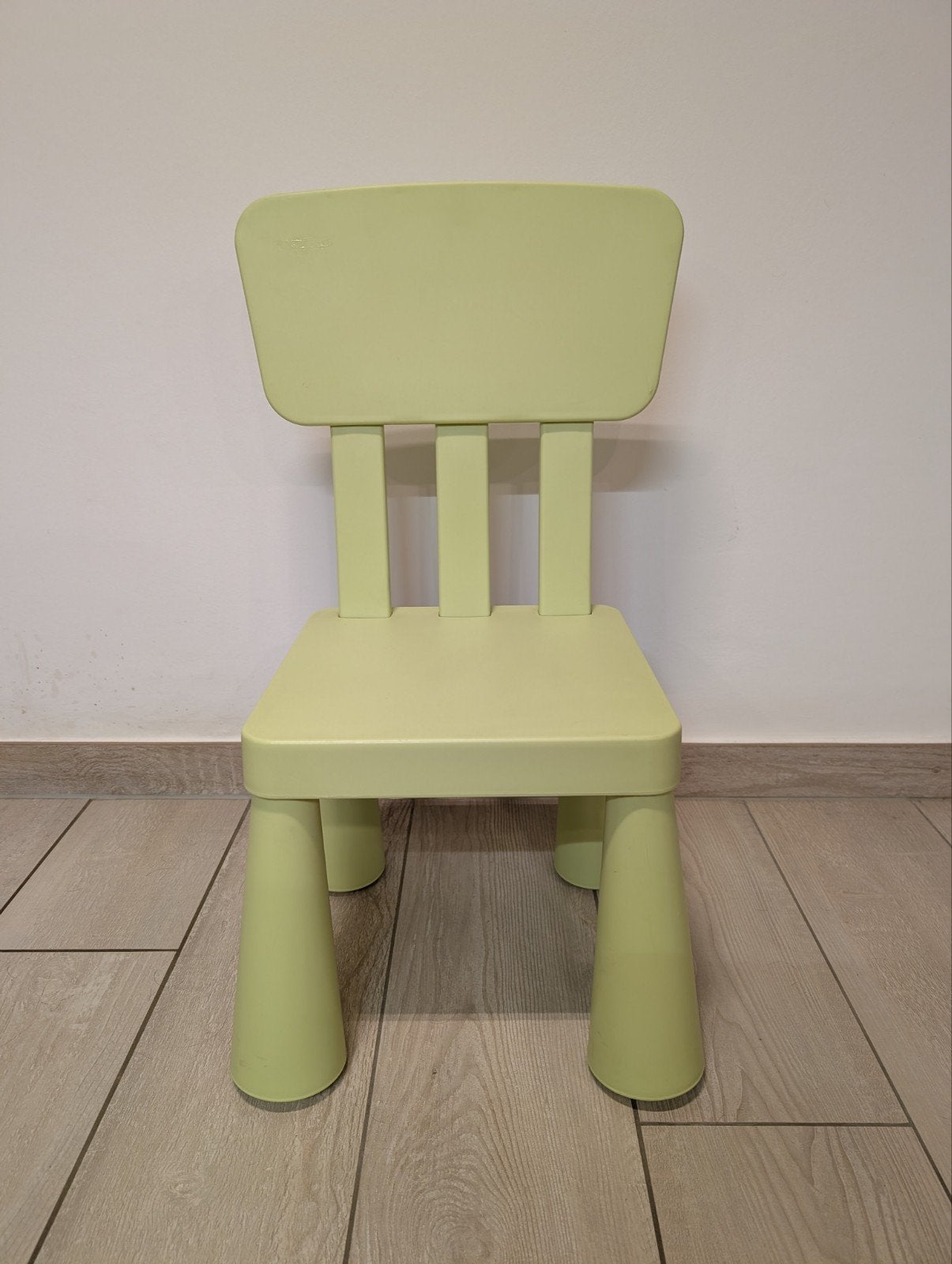 Lichtgroene kinderstoel Mammut Ikea, Kinderen en Baby's, Ophalen, Gebruikt, Stoel(en)