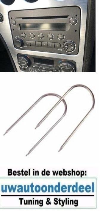 Radio Cd Demontage Sleutel Tool Beugel Aux Alfa Romeo 147, Envoi