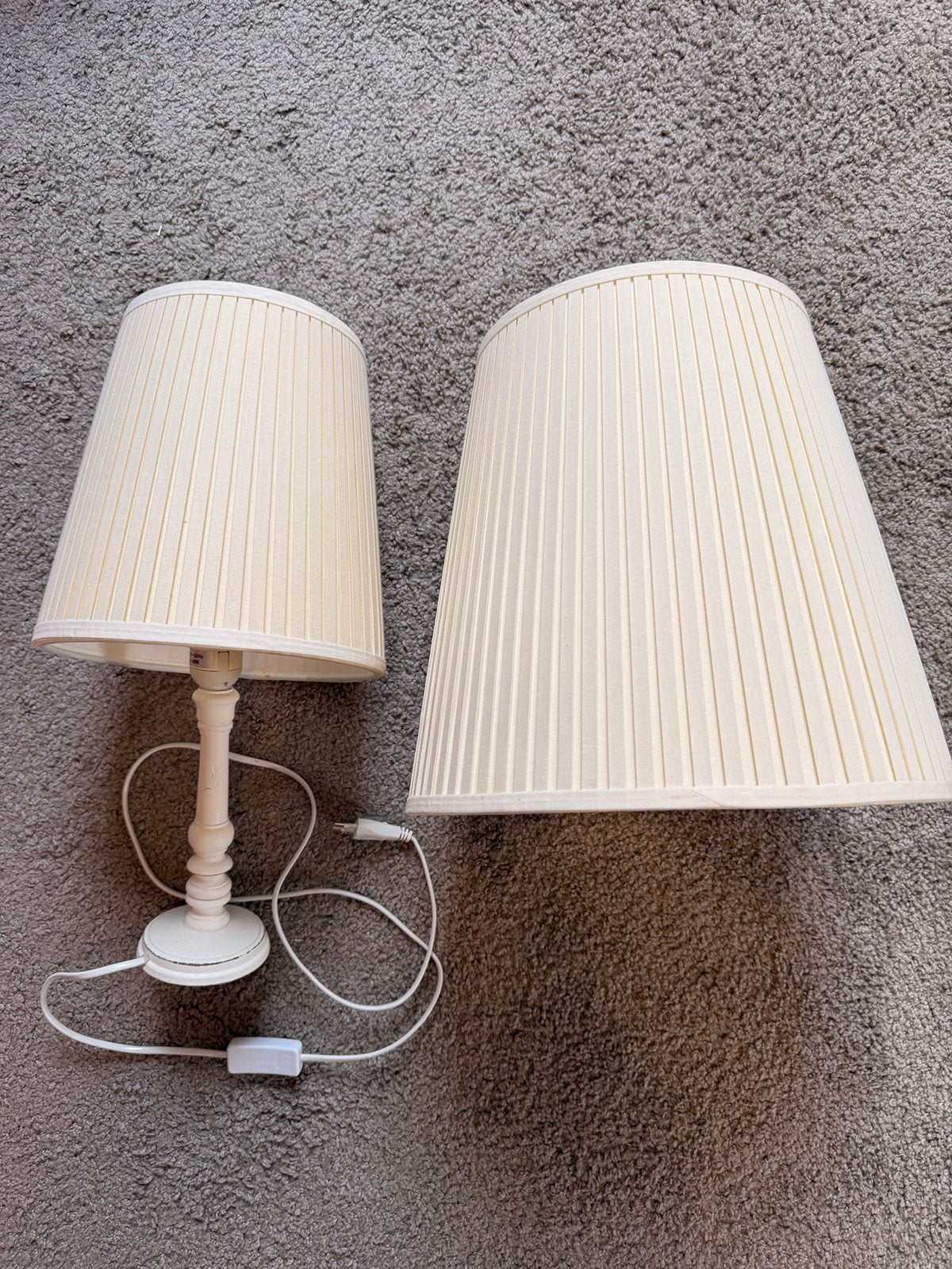 Lampenkap en bijpassend lampje, Huis en Inrichting, Lampen | Wandlampen, Ophalen, Gebruikt