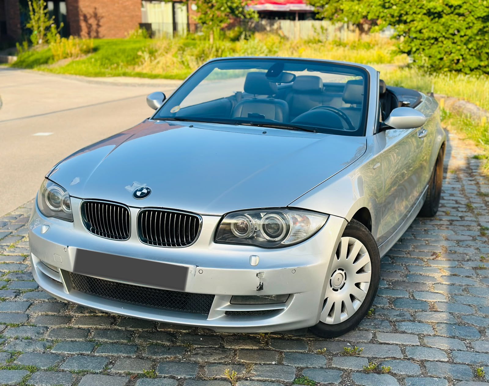 Bmw 118d Cabrio, Auto's, BMW, Euro 5, 1 Reeks, Zwart, Cabriolet