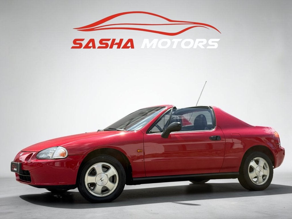 Honda CRX DelSol 1.6 V-Tec Automaat '95 | 1-Eig | 102.000 KM, Autos, Rouge, Achat, Entreprise, Entretenue par le concessionnaire