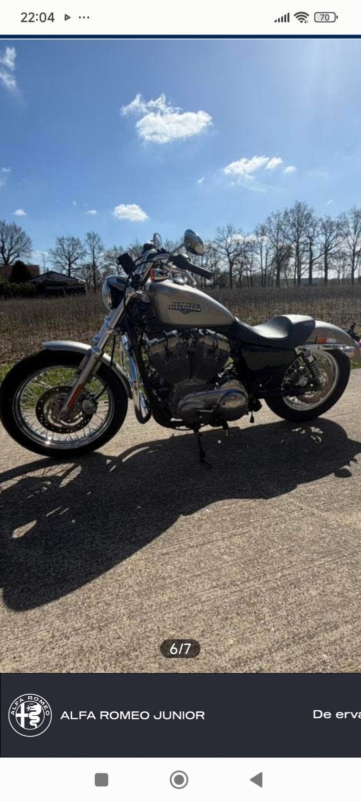 Harley Davidson sportster 883 XL, 2 cilinders, Occasion, 883 cc, Particulier