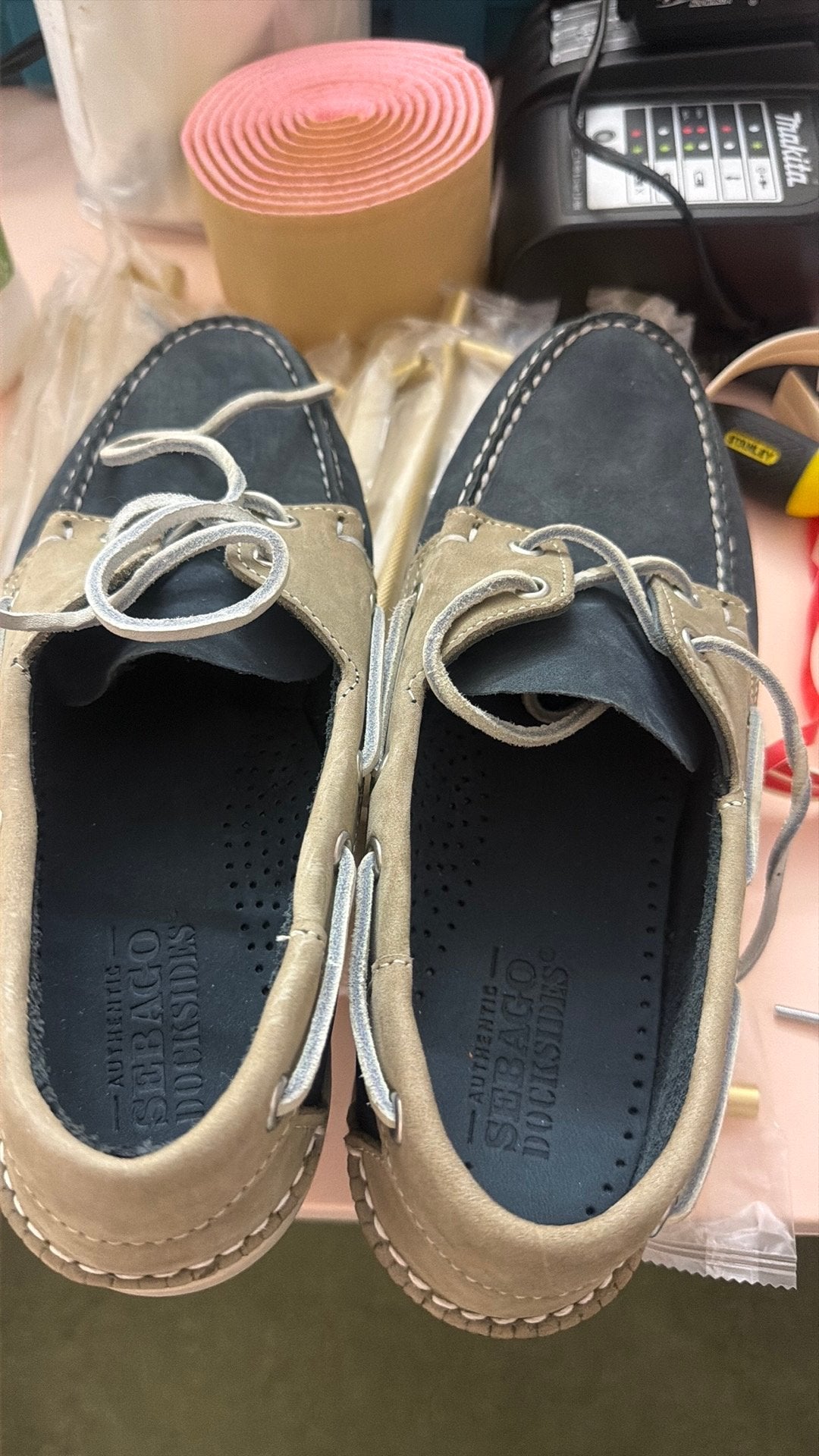 Sebago bleu gris neuf