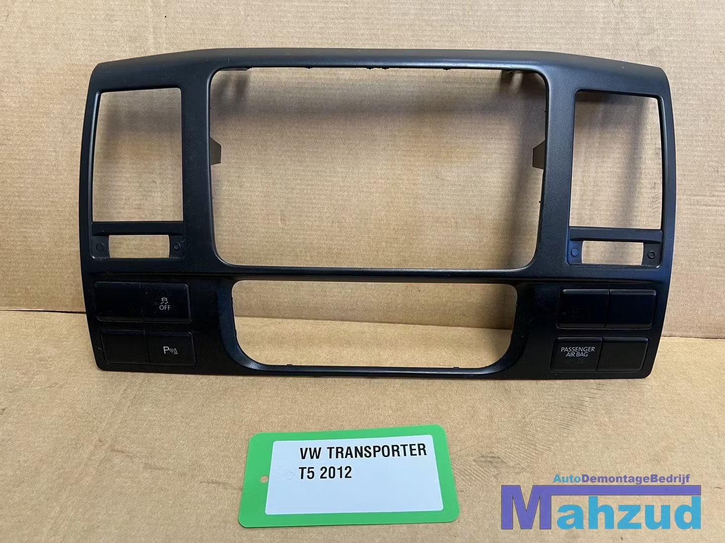 VW TRANSPORTER T5 5 radio frame middenconsole 2003-2015, Volkswagen, Volkswagen AG, Vw@volkswagen.de, Utilisé