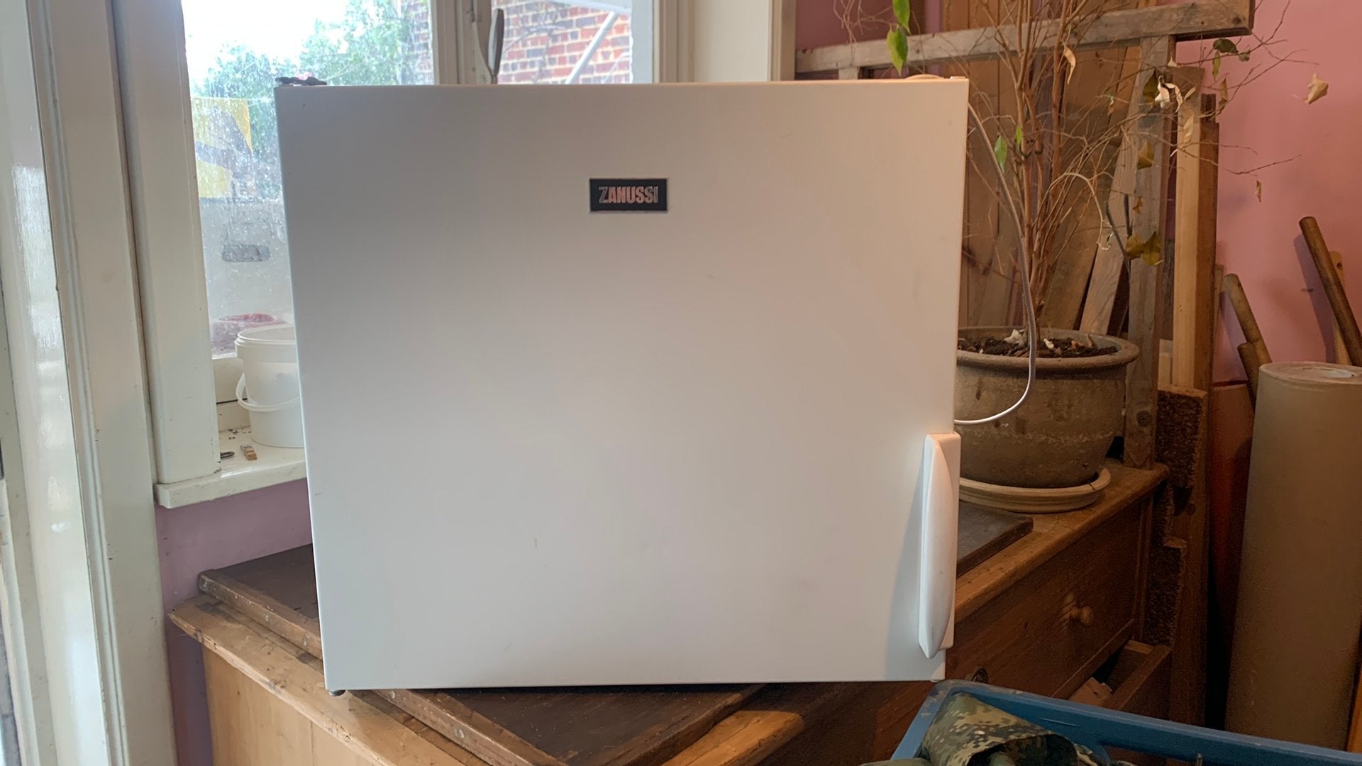 Diepvriezer zanussi zfx51400wa, Elektronische apparatuur, Ophalen, Gebruikt