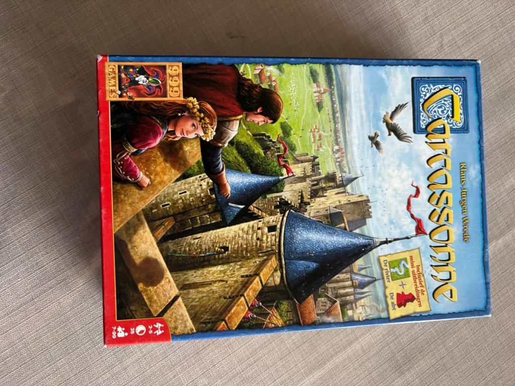 Carcassonne basis spel met mini uitbreiding rivier en abt, Hobby & Loisirs créatifs, Jeux de société | Jeux de cartes, Enlèvement ou Envoi